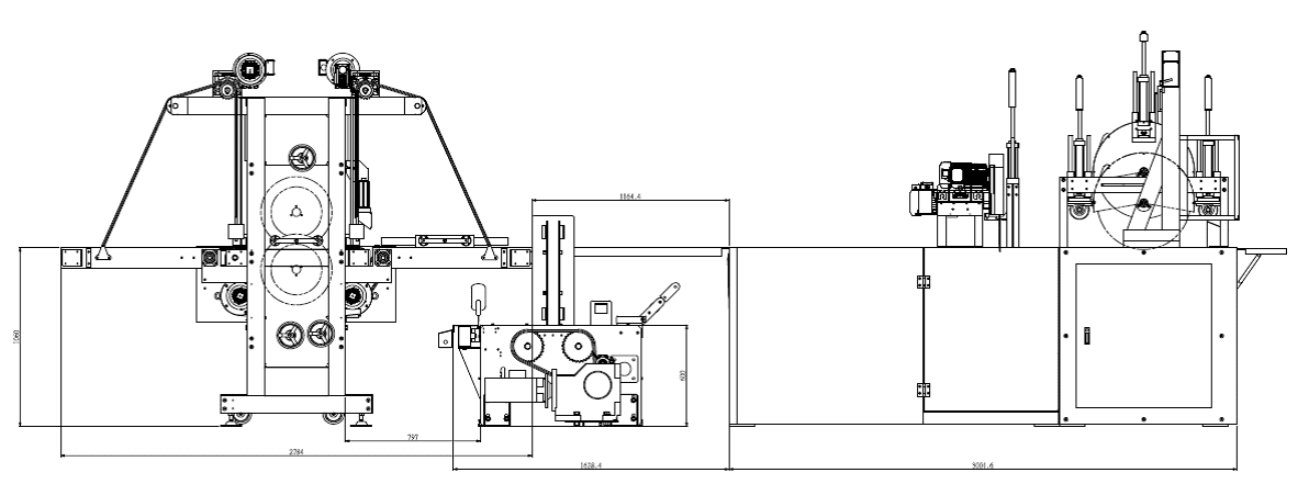 Heat pressing and cooling roller device